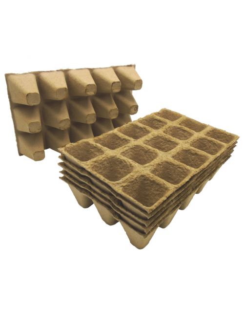Nature Bio Afbreekbare Kweekpotjes - Kweekbenodigdheden - 8.5x8 cm 18 stuks
