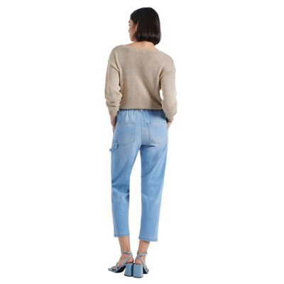 Jean femme Charpentier Bleu Moyen PLEASE