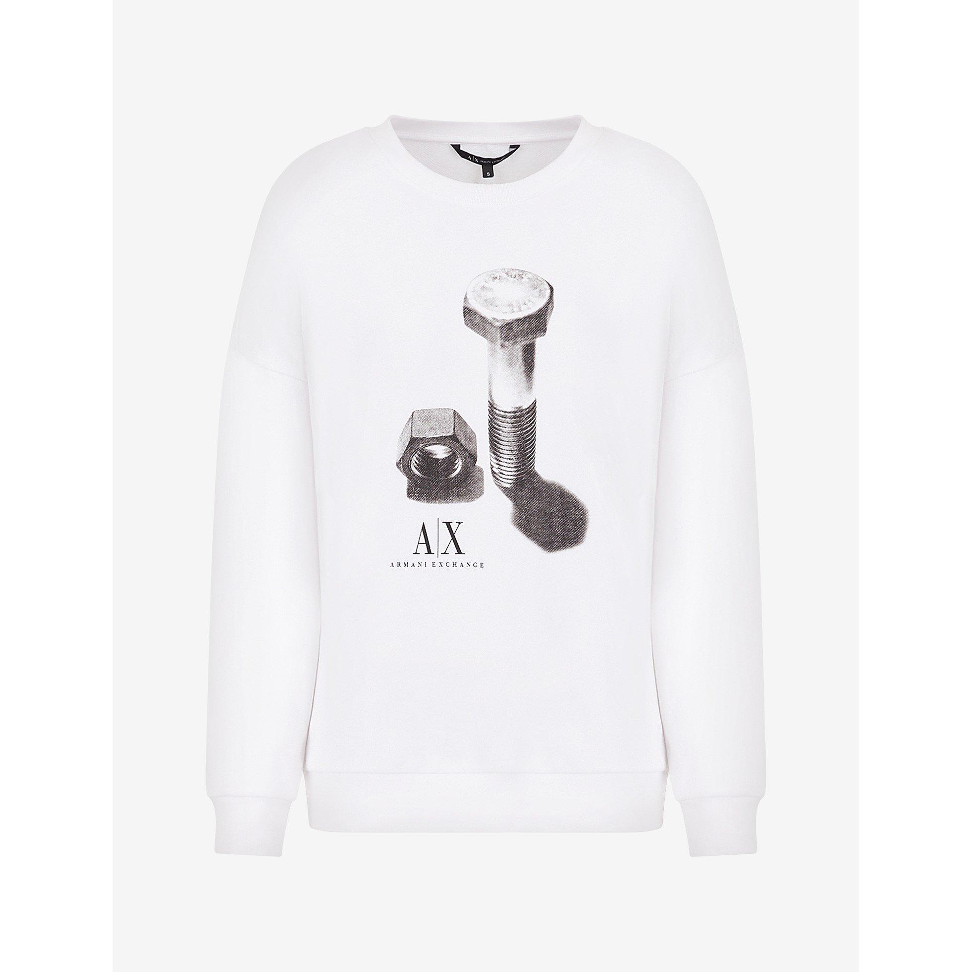 Armani Exchange Felpa Crewneck Jumper