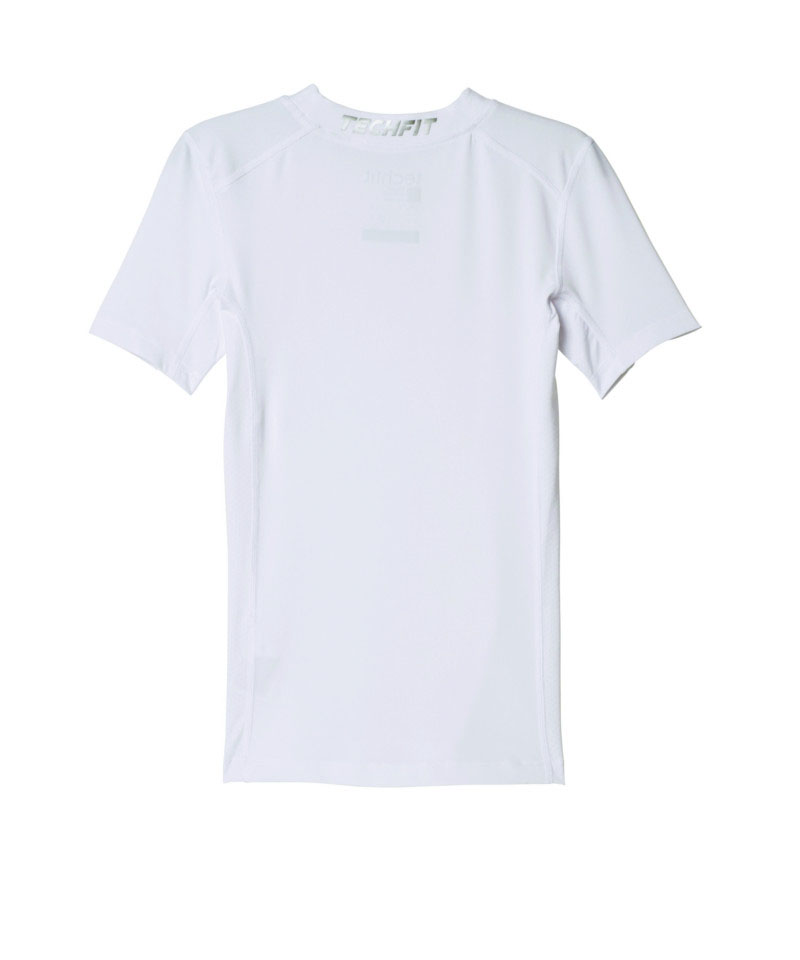 adidas Tech Fit Base Tee Kurzarmshirt Kids Weiss