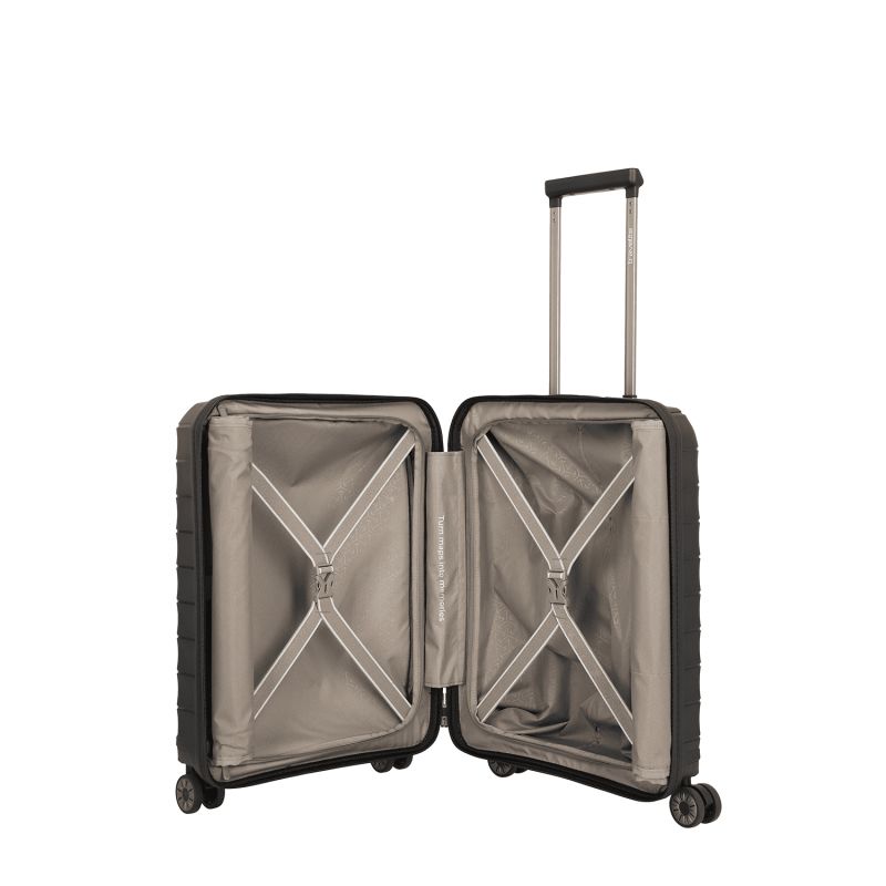 Valise cabine rigide Mooby 55 cm Noir