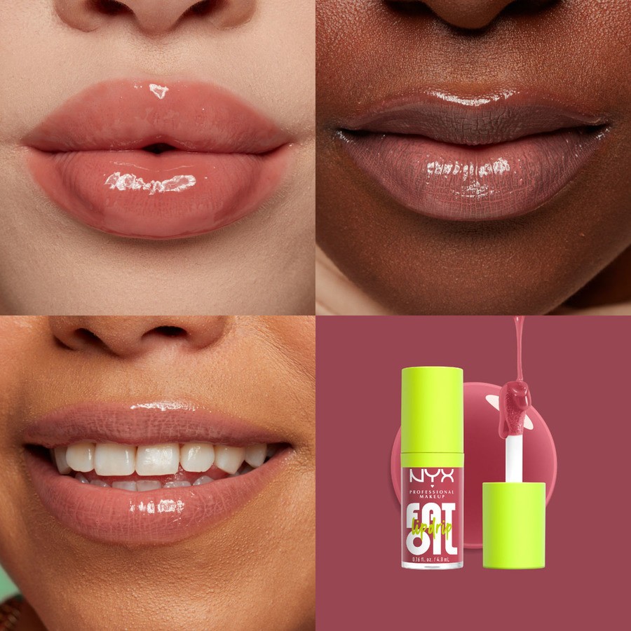 NYX Professional Makeup Fat Oil Lip Drip 09 Chillin Like A Villian Lipgloss  4,8ml