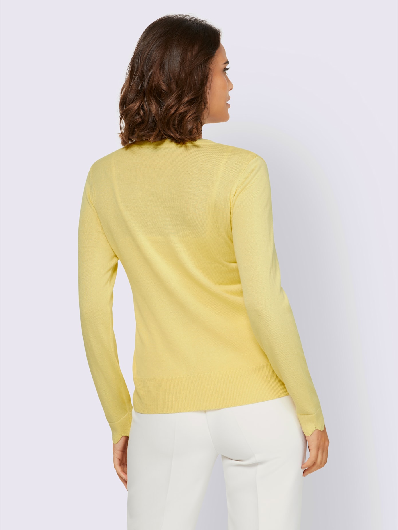 Veste en tricot détails contrastés