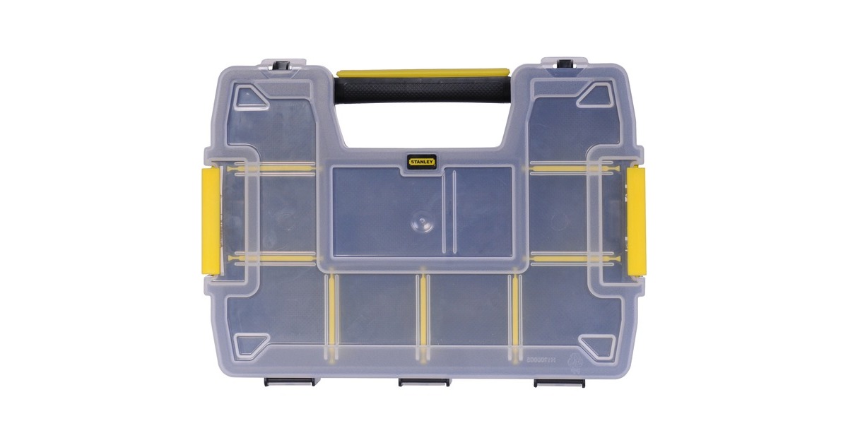 StanleySortMaster Organiser Light Stapelbaar gereedschapsbox  (Zwart/geel)