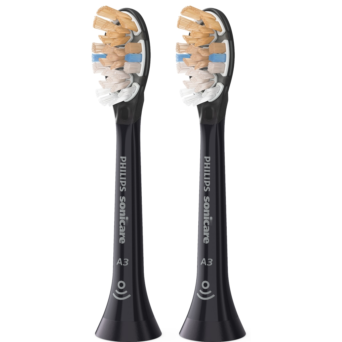 Philips Sonicare tannbørstehoder HX909211 (sort, 2-pakning)