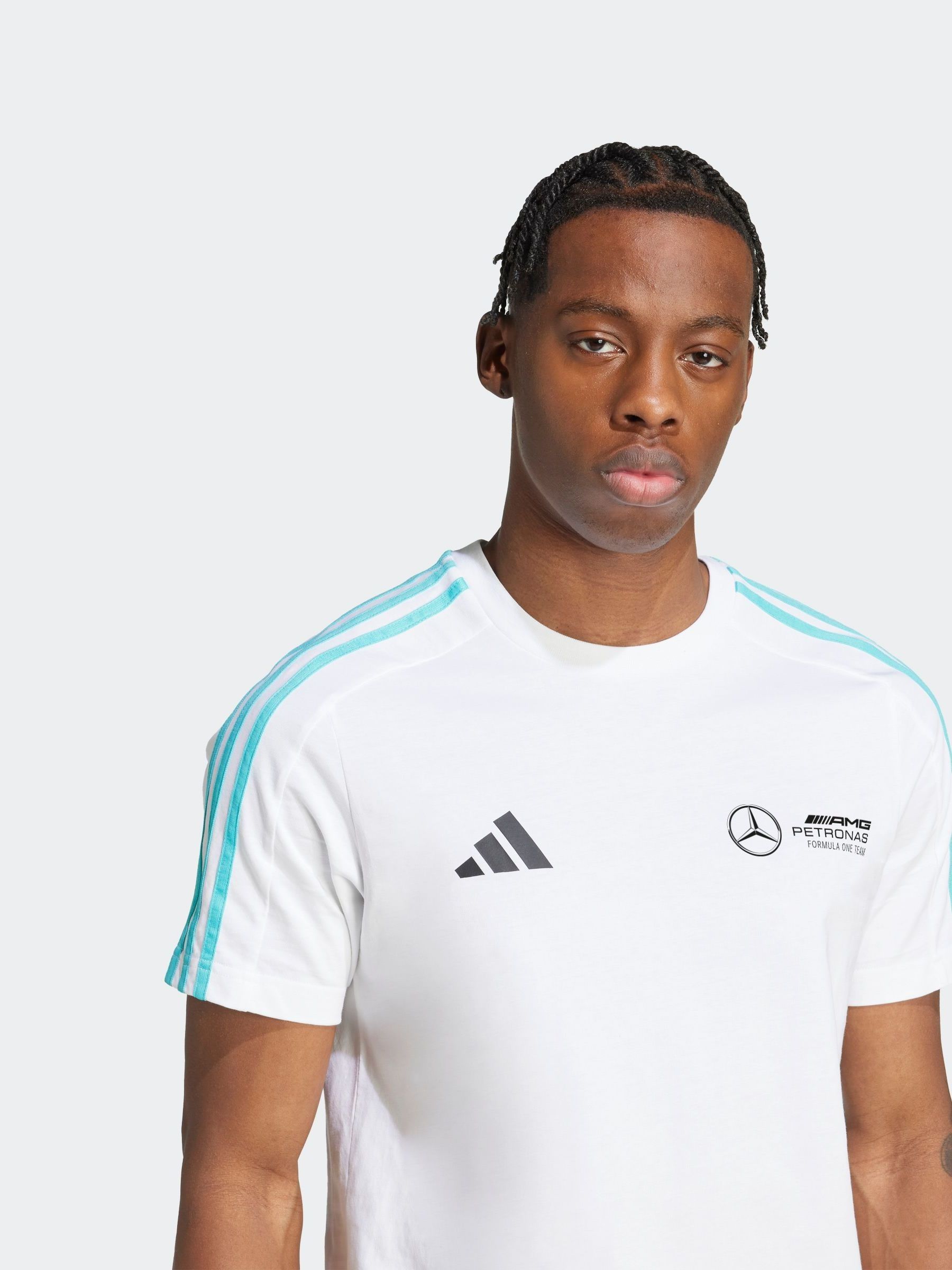Wit/zwart - adidas Mercedes AMG Petronas Formula One Team DNA T-Shirt