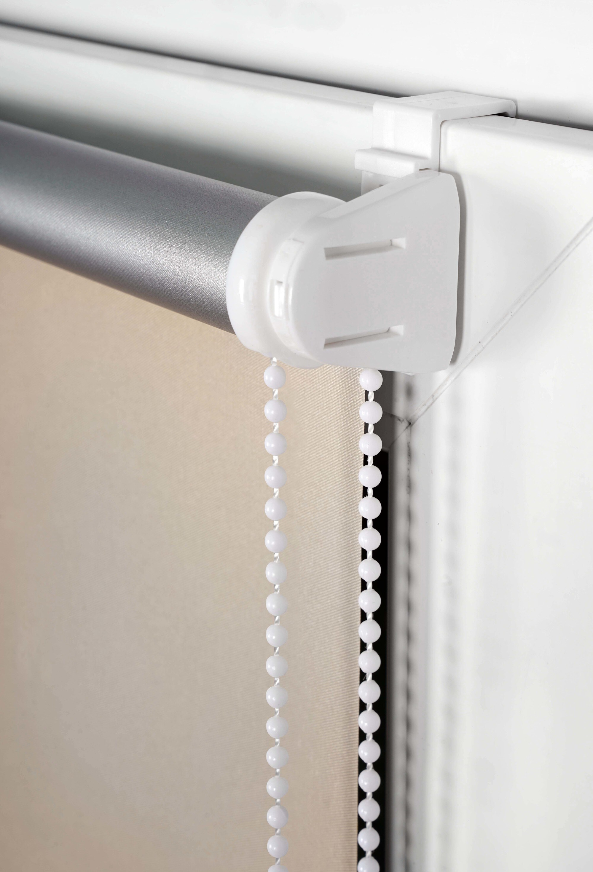 Ondeco Thermo-Rollo Win ohne Bohren Verdunkelung für Fenster und Türen lichtundurchlässig Größe: 60x160 cm, Farbvariante: Beige