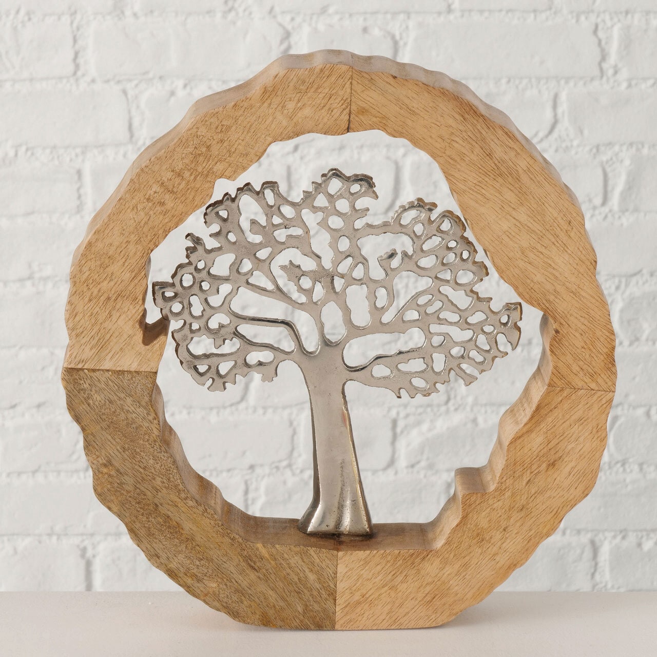 Deko Aufsteller TREE 34 cm Holz