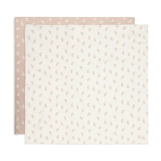 Lange Gaze de Coton Twig   Rose Sauvage        115 x 115 cm   de               Jollein