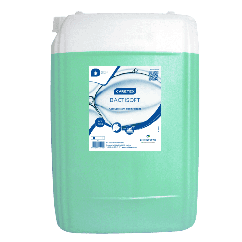 Assouplissant désinfectant Christeyns CARETEX BACTISOFT bidon de 20L