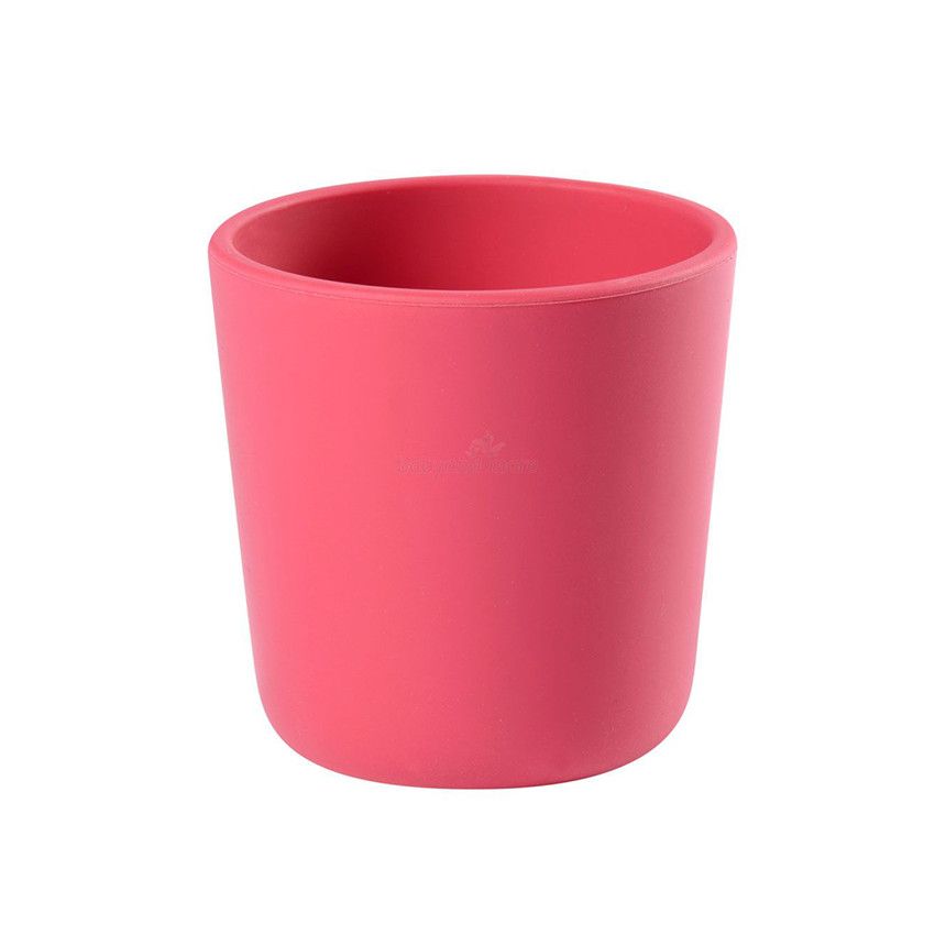 Verre en silicone - Rose - Ecru