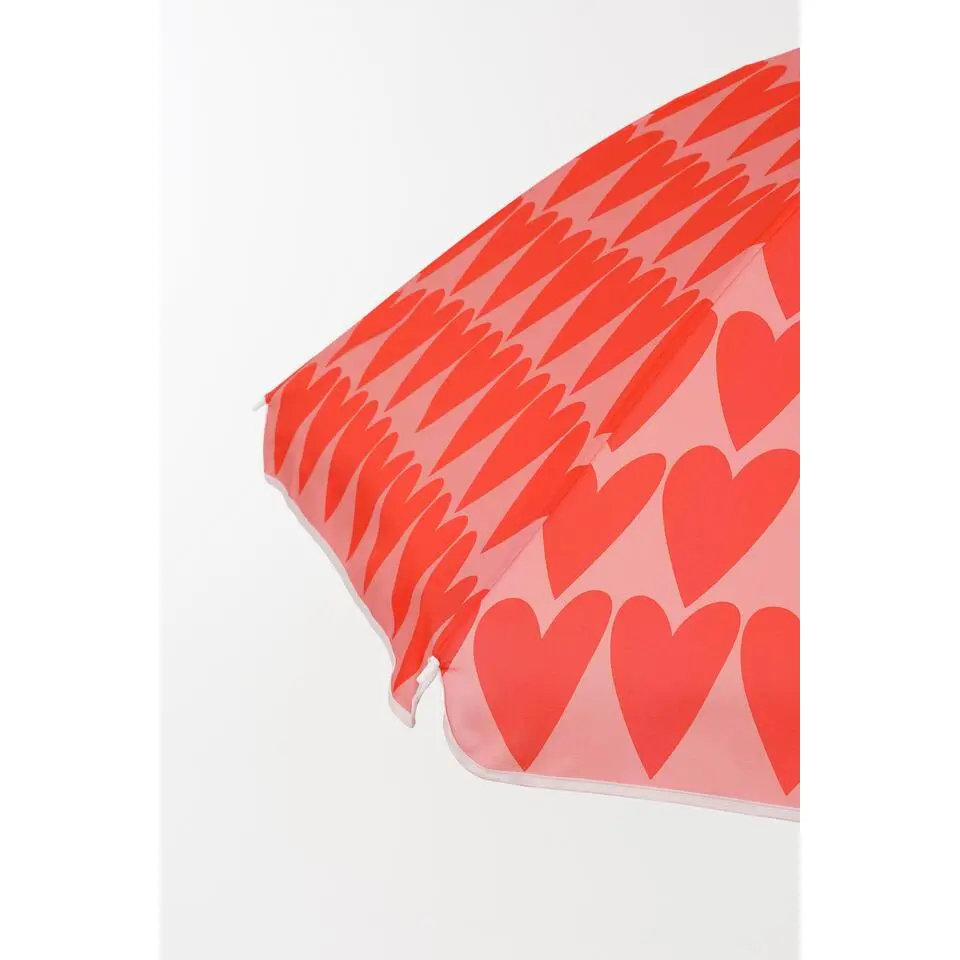 Mica Decorations Strandparasol - H180 x Ø160 cm - Roze