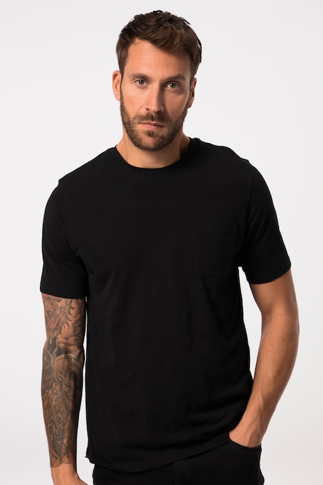 T-Shirt, Halbarm, Flammjersey, Rundhals, bis 8 XL