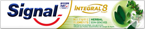 Signal Integral 8 Nature Elements Dentifrice Herbal Tube 75ml