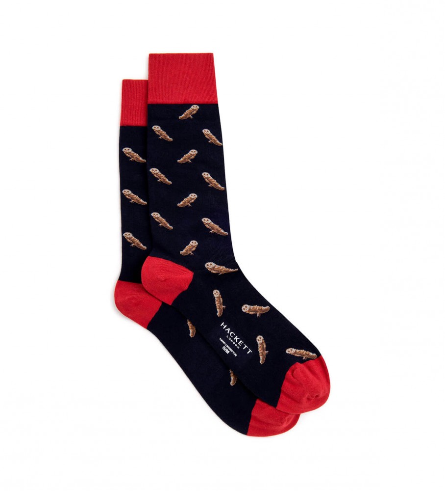 Meias Hackett Owl Navy