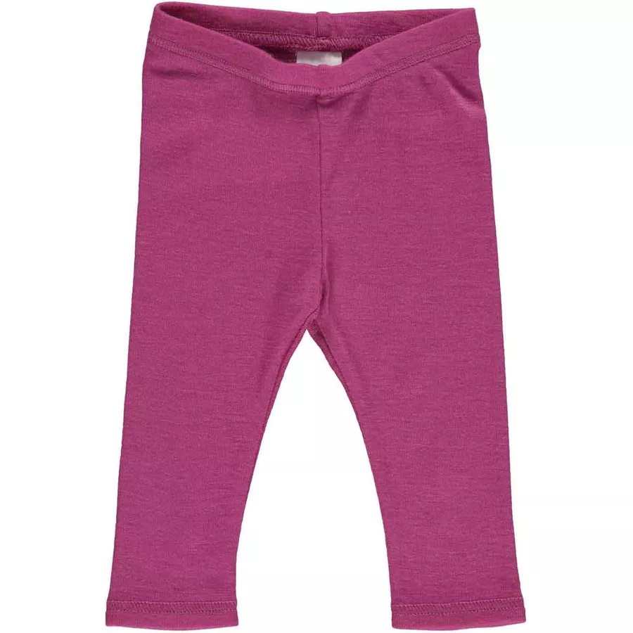 Fred's World Babyleggings aus Merinowolle Plum