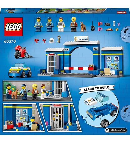 LEGO? City - Skurkejagt ved Politistationen 60370 - 172 Dele