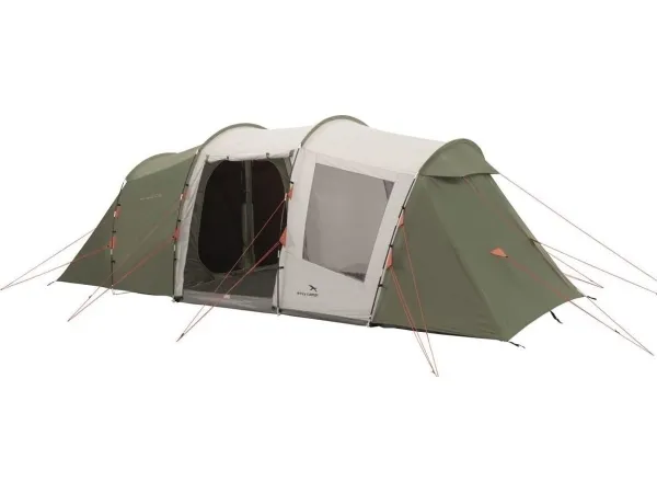 Easy Camp Huntsville Twin 600, Camping, Tunneltelt, 6 person(er), 14,2 kg, Grøn