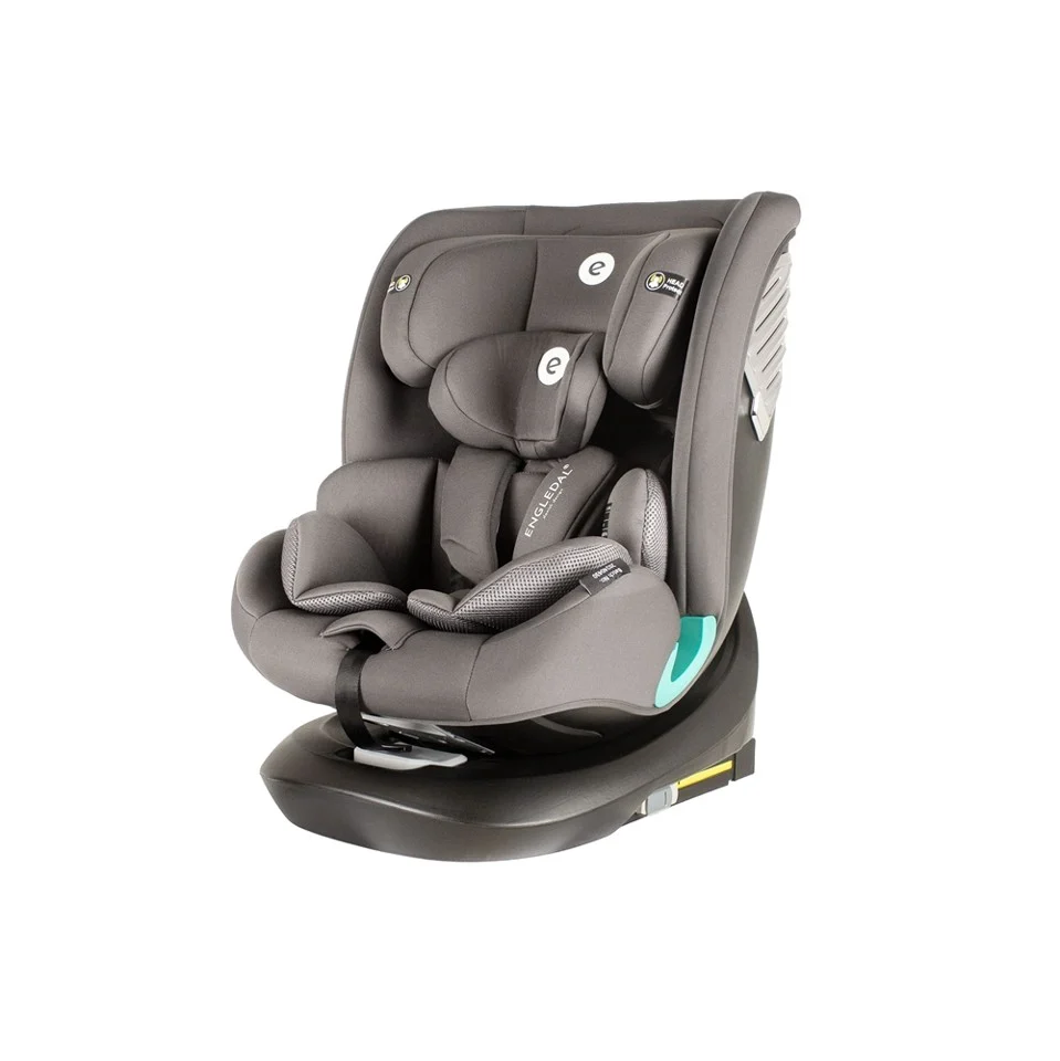 Engledal - Autostol 360 m. IsoFix - Gruppe 0+ - Malik - Sort/Grå