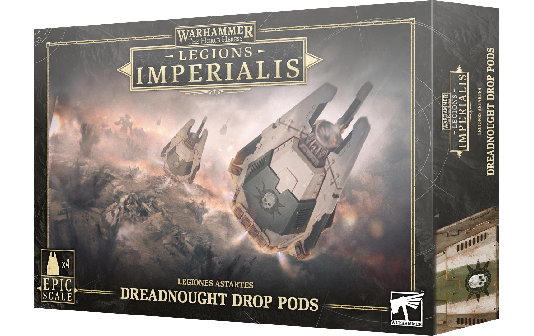 Warhammer Horus Heresy Dreadnought Drop PodsWarhammer the Horus Heresy Miniaturen: Legions Imperialis Dreadnought Drop Pods