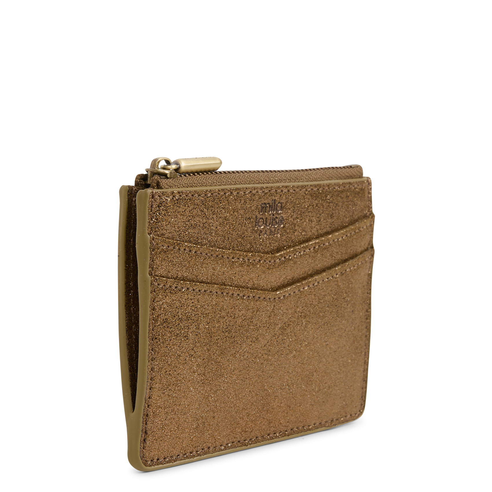 ROLAE - Porte-cartes en cuir | Kaki