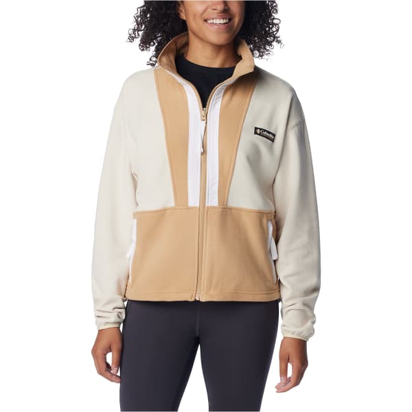 Veste polaire COLUMBIA W BACK BOWL FLEECE CHALK/CANOE/WHITE