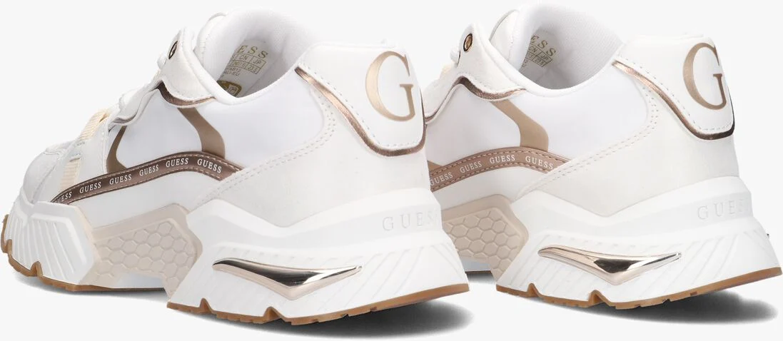 GUESS witte guess lage sneakers carrli