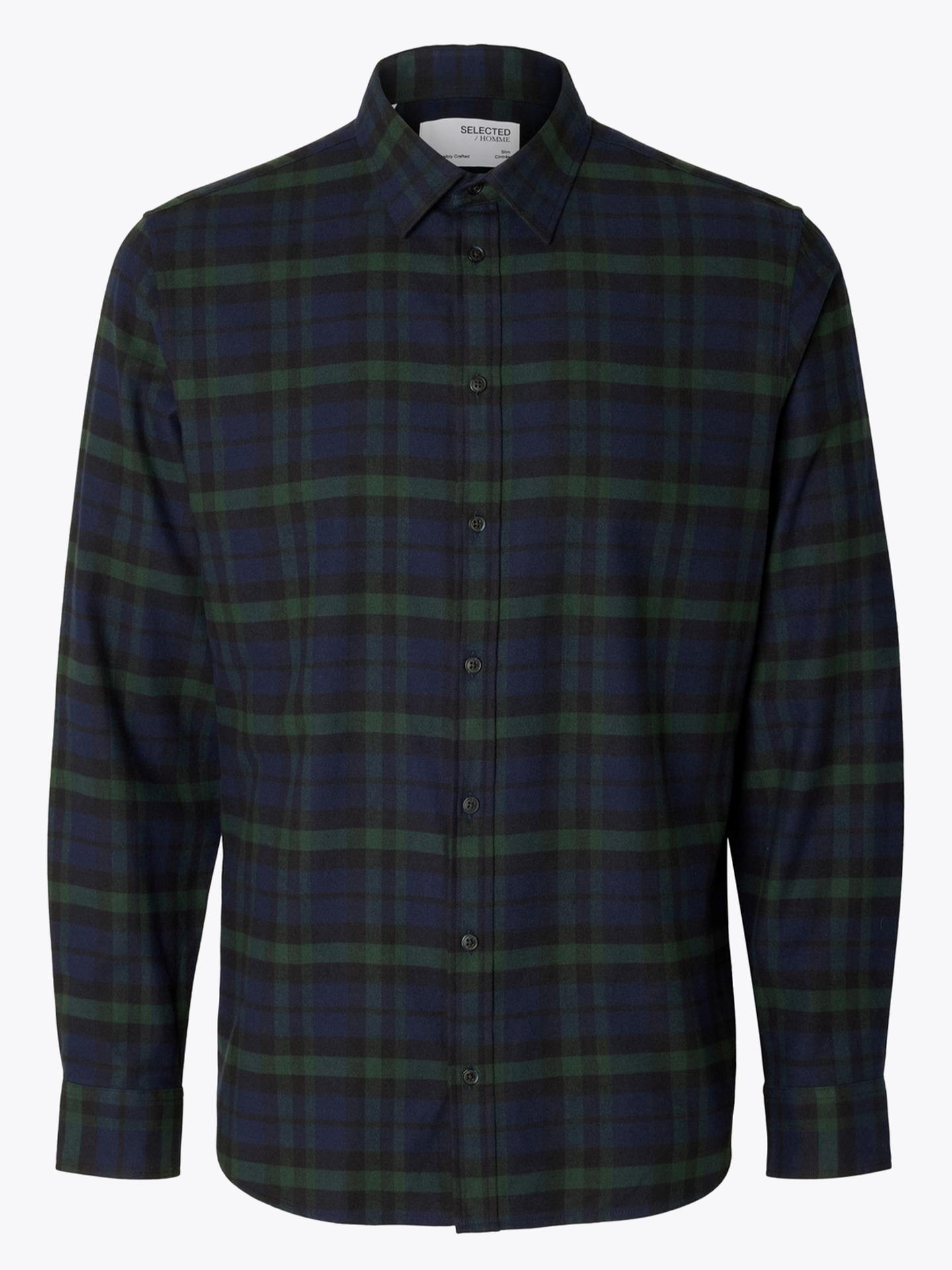 Selected Homme Slim Owen-Flannel Shirt Long Sleeve
