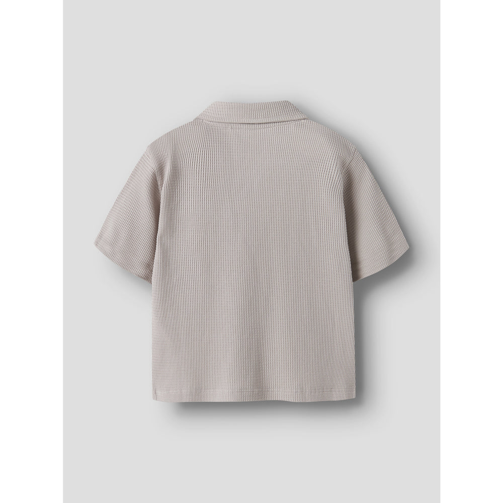 Køb Name It Chateau Gray Nmmharve Ss Nreg Skjorte