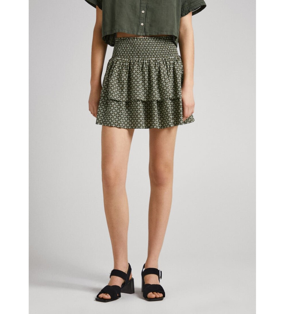 Pepe Jeans Mini saia Felicita verde
