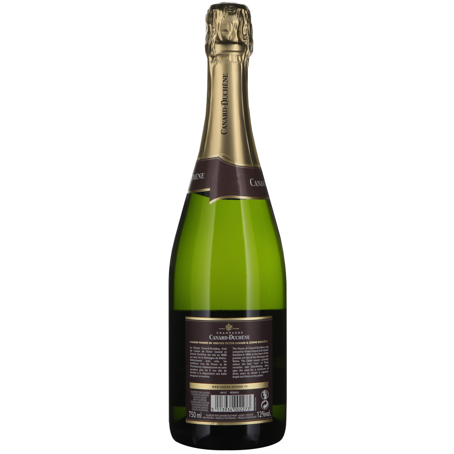 Champagne AOC Canard-Duchêne Incontournable Réserve Brut -75cl