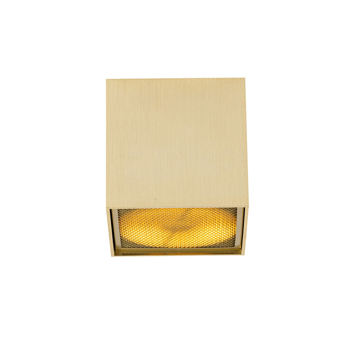 Design opbouwspot goud GU10 111mm - Box Honey