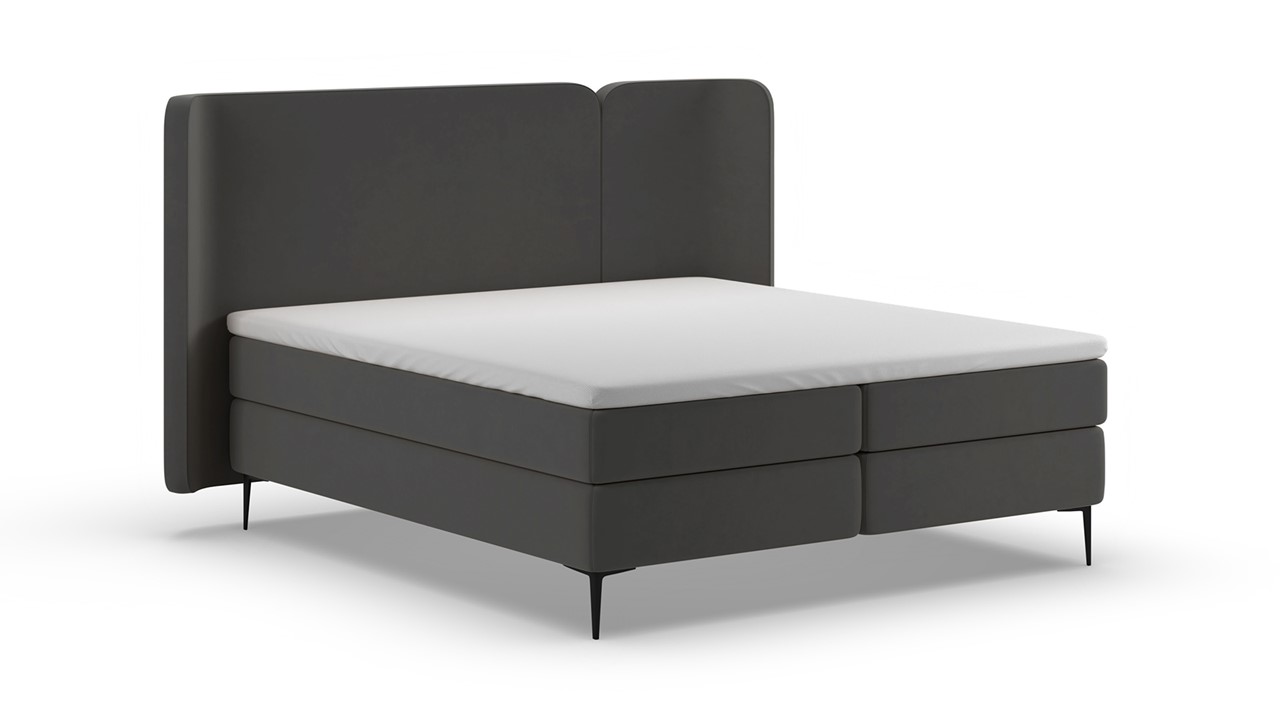 Boxspring Mesa - Warm wool anthracite