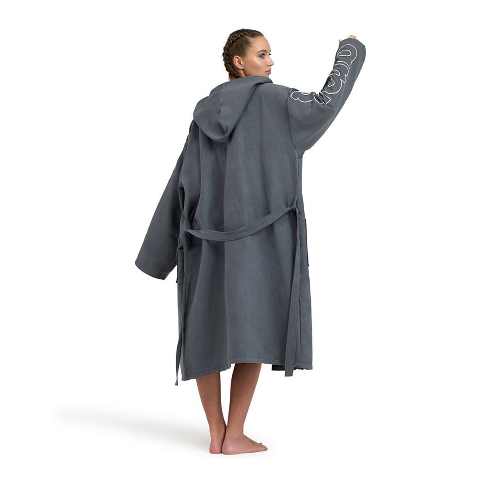 Arena ZEAL PLUS - Peignoir grey/white