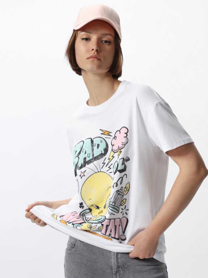 Camiseta do Piu-Piu © &™ Warner Bros - Branca