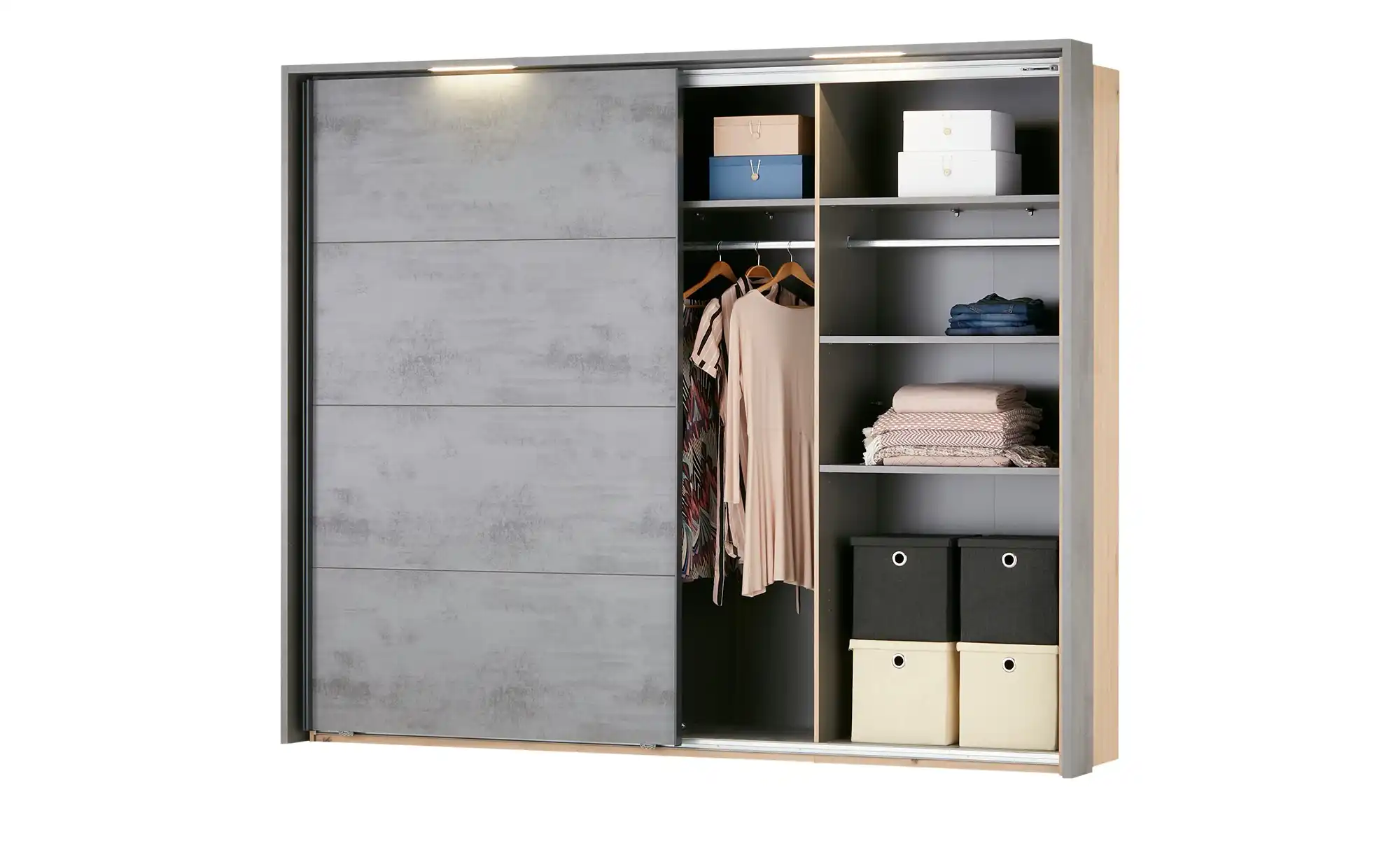 Schwebetürenschrank, 2-türig Corris
