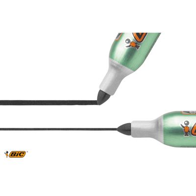 BIC ONYX 1482 - Marqueur permanent - pointe ogive - noir