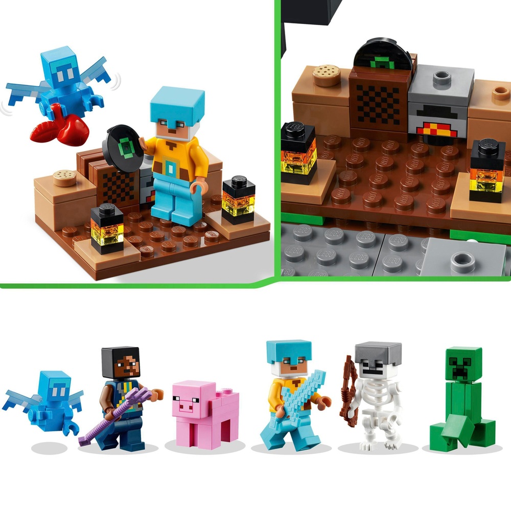 LEGO Minecraft 21244 Das Schwert-Außenposten-Set