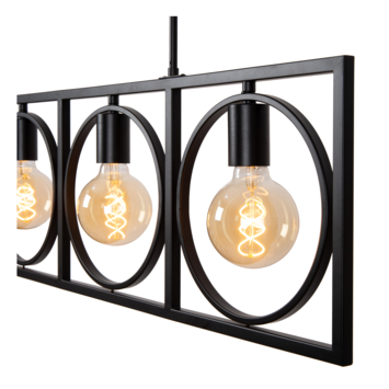 Lucide hanglamp Suus zwart 107,8x23,5 cm (lxb)