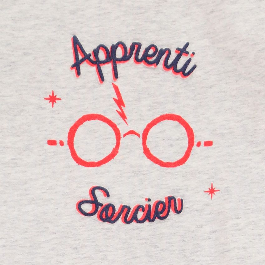 Dors-bien en jersey Harry Potter pour bébé garçon - Gris clair