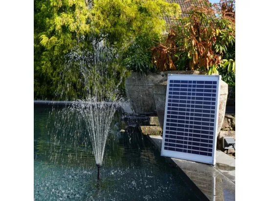 Ubbink Jeu de pompe de fontaine de jardin SolarMax 1000 avec panneau