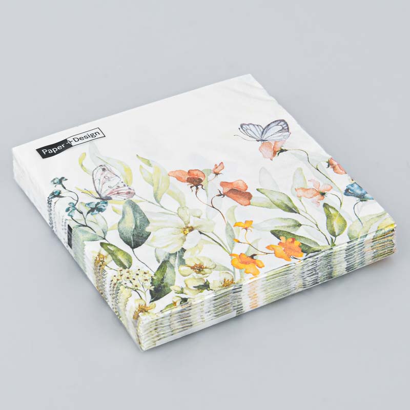 Lot de 20 serviettes 'Happy feeling'