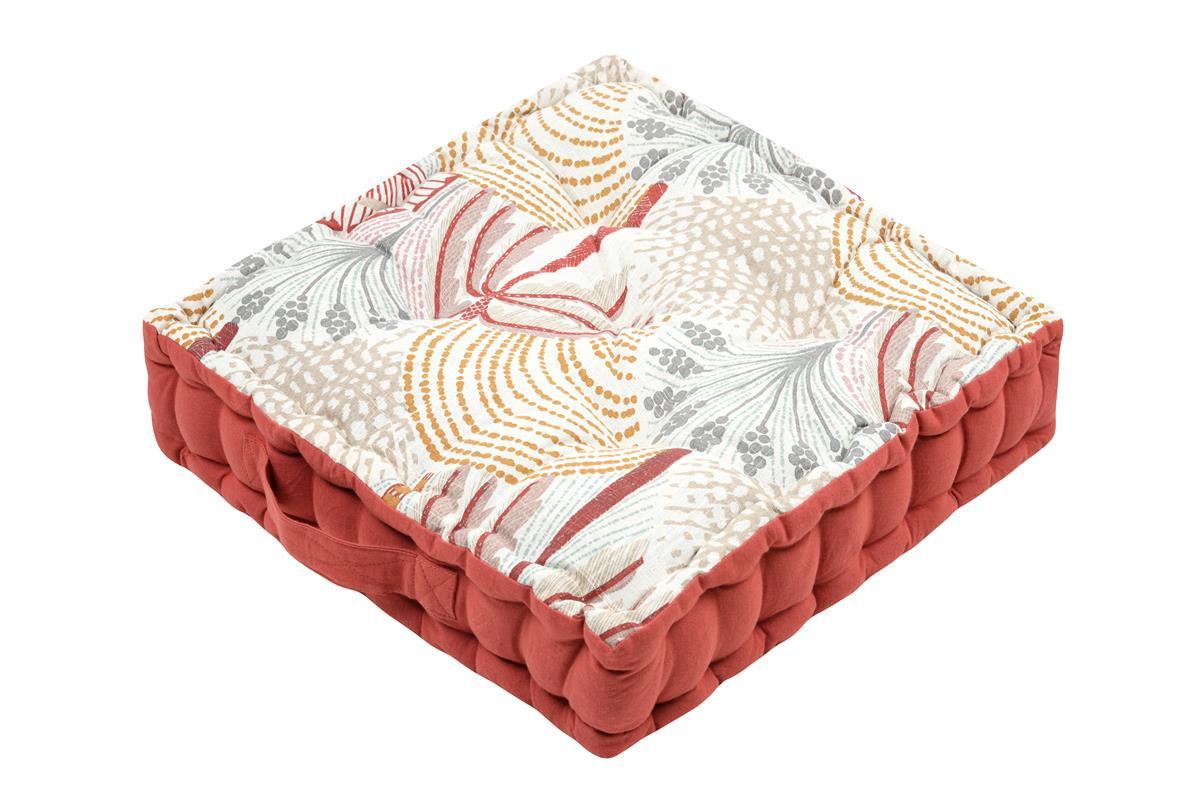 COUSSIN DE SOL ASWAN MULTICOLORE 45X45X10CM