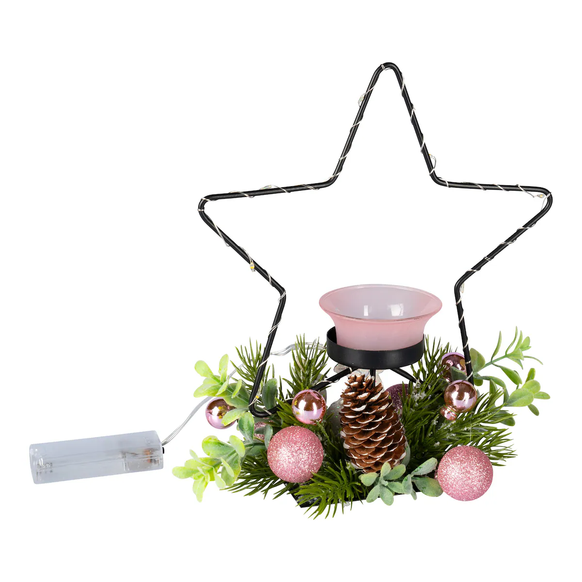 viva domo - LED-Wende-Windlicht „Stern“