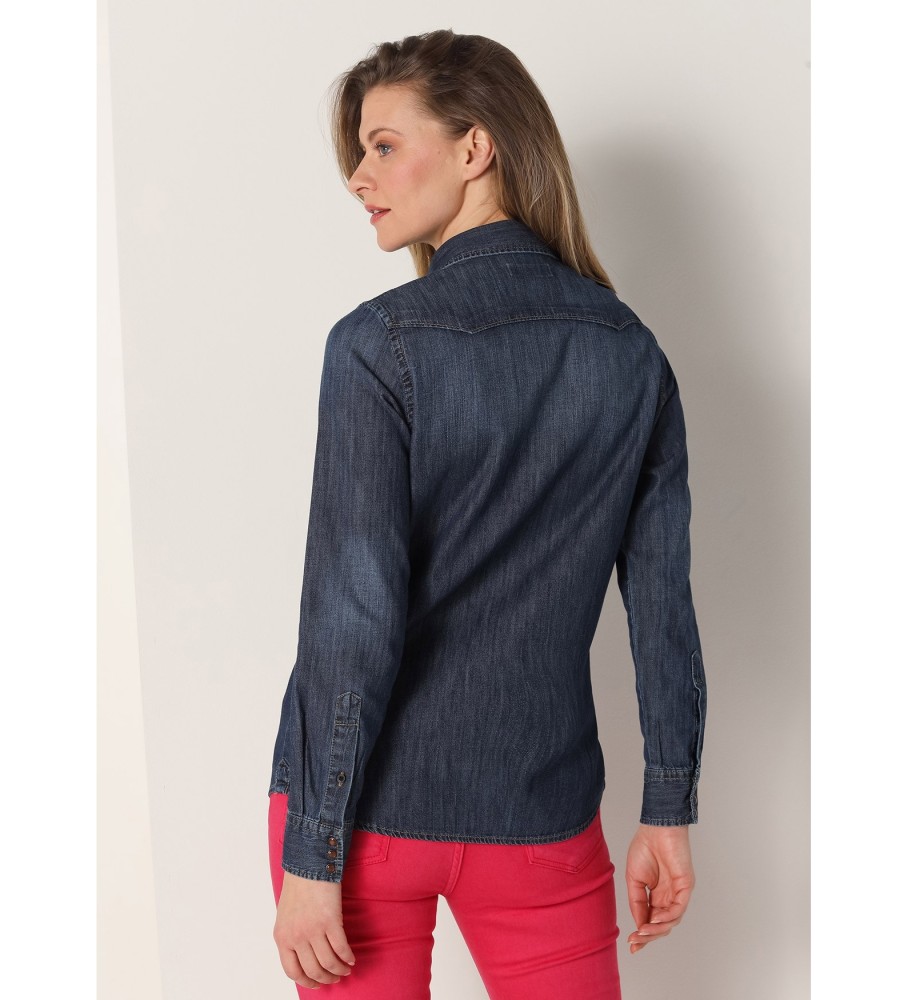 Camisa jeans Lois Navy
