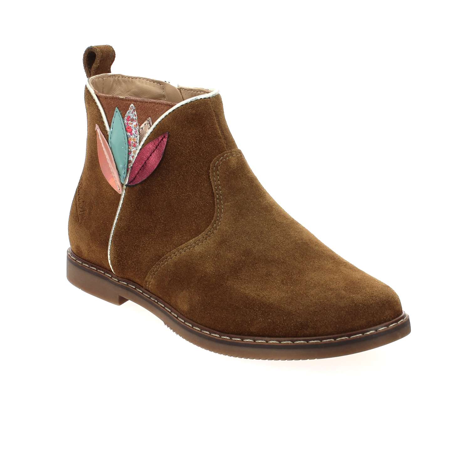 Boots et bottines fille POM D'API CITY FLORA
