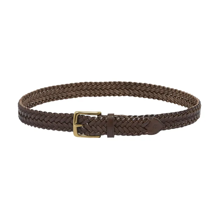 Dragon Diffusion Ceinture Tressée 3 cm | Marron