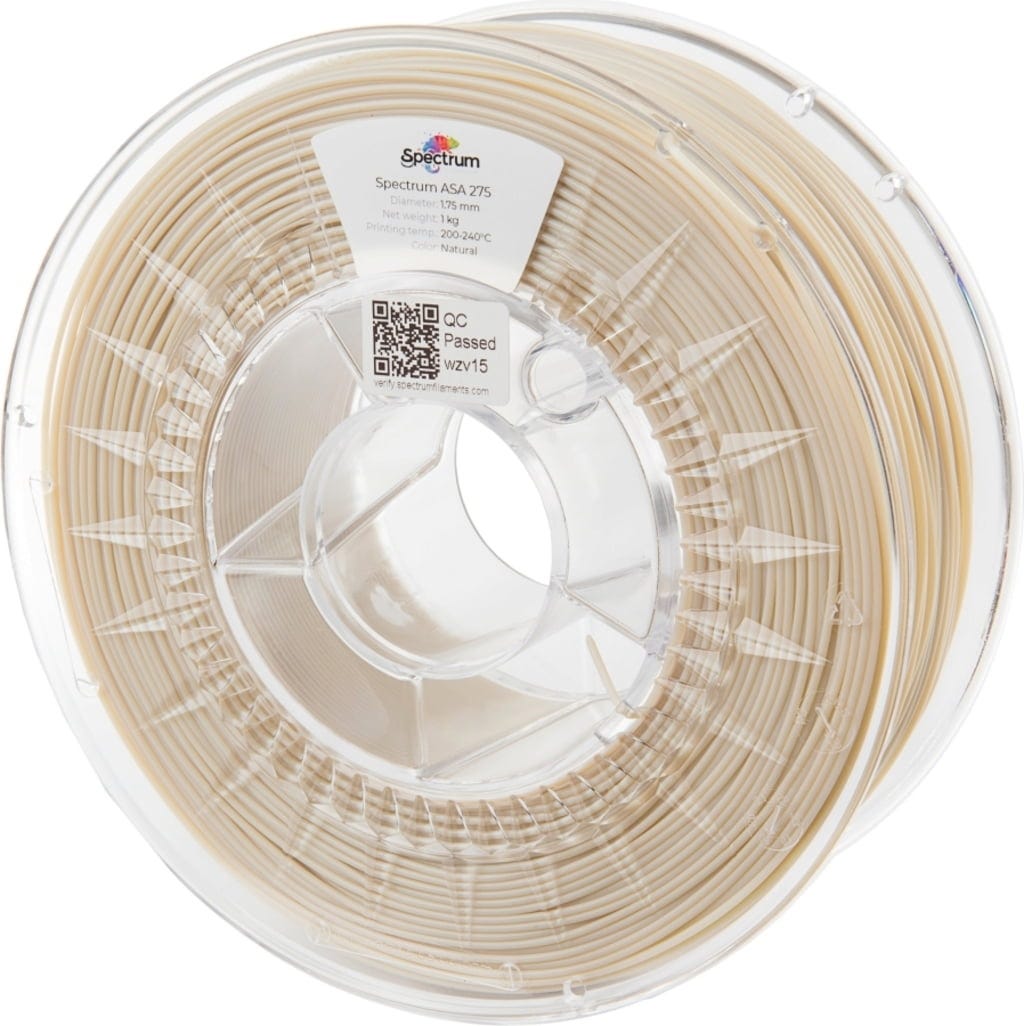 Spectrum  ASA 275 Natural, 1,75 mm / 1000 g    Einfach druckbares ASA Filament