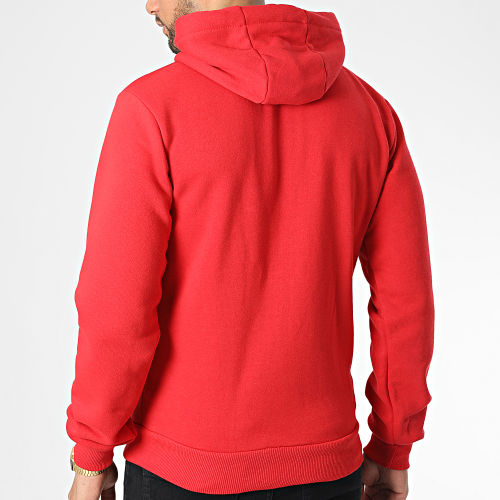 Sweat Zippé Capuche Fahorse Rouge