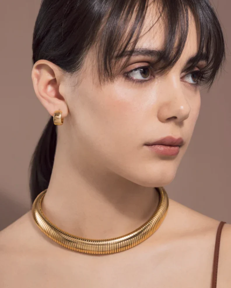 Federica Tosi  Lobo Cleo øreringe - forgyldt